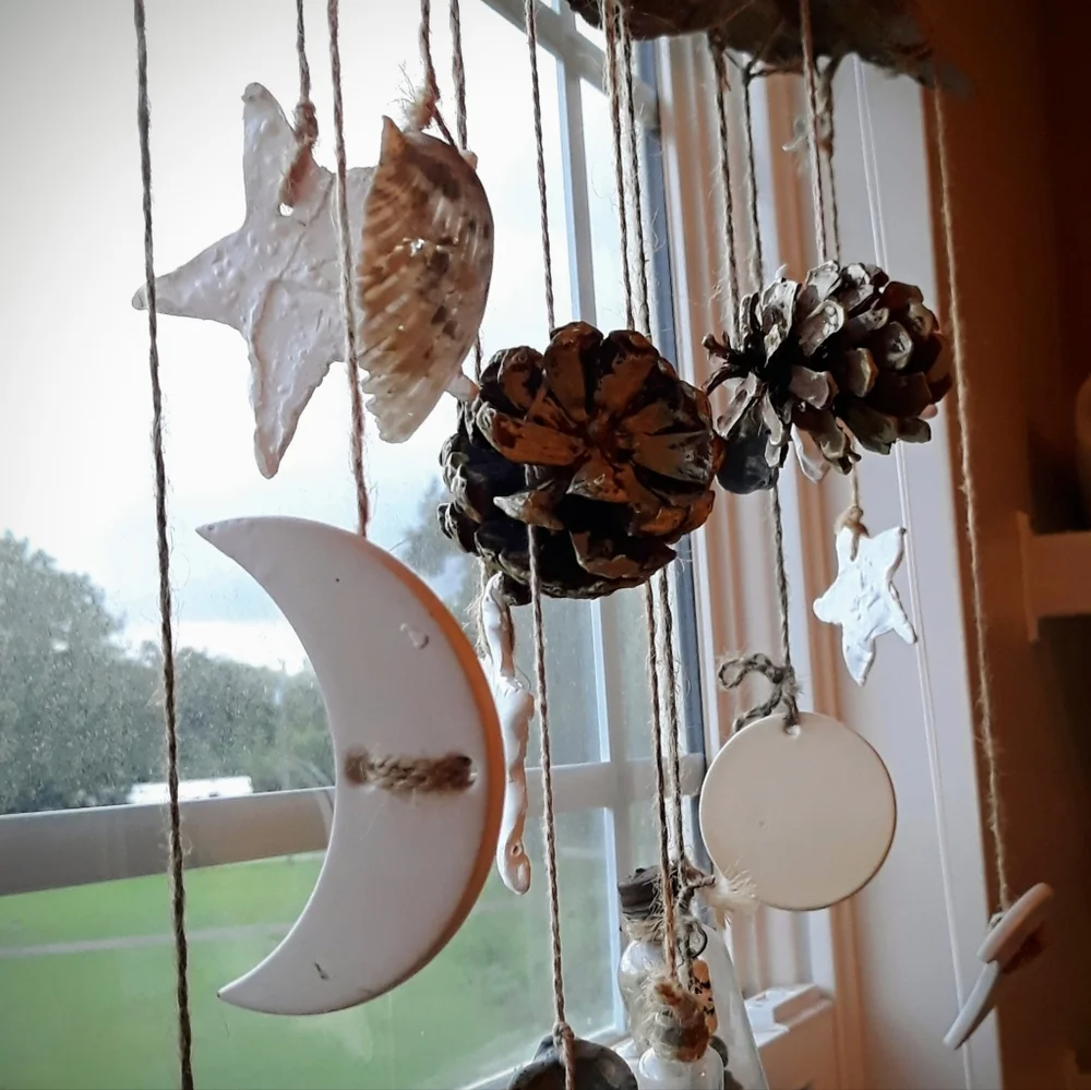 Driftwood wind chime
